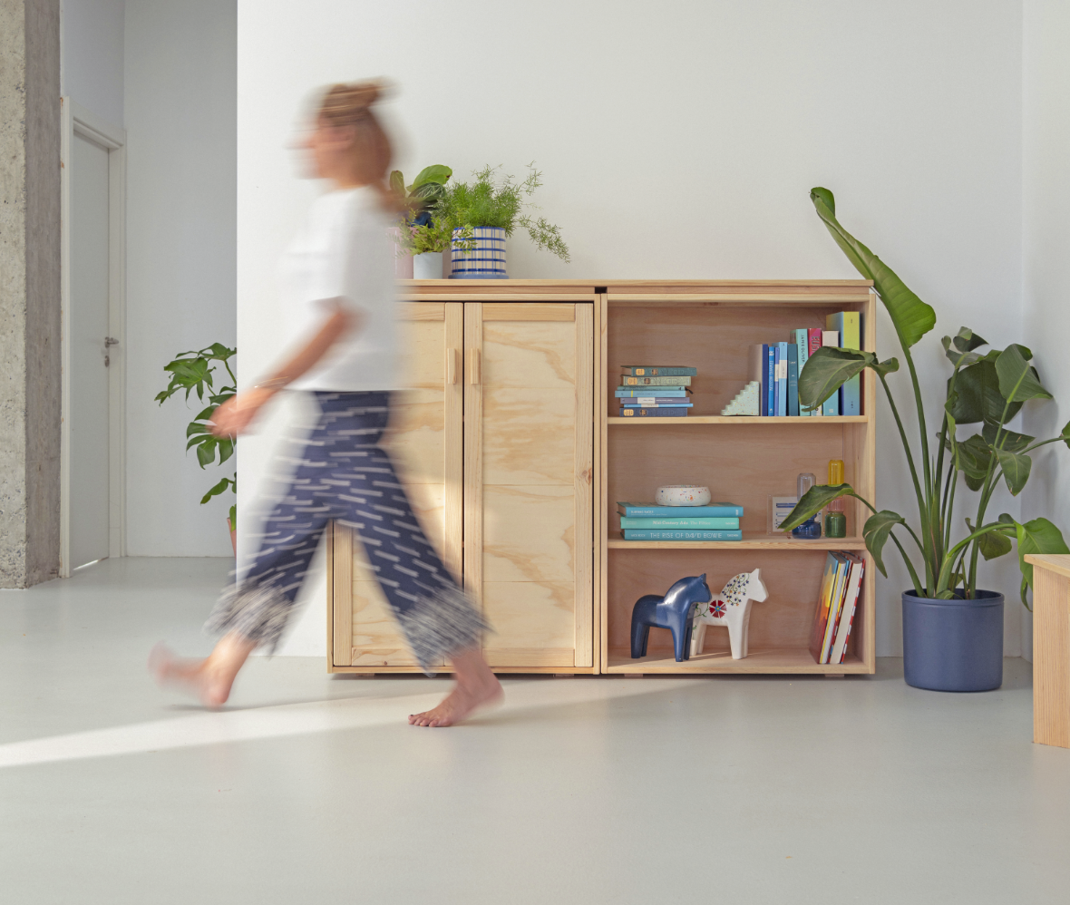 Nouvelles étagères avec rangement